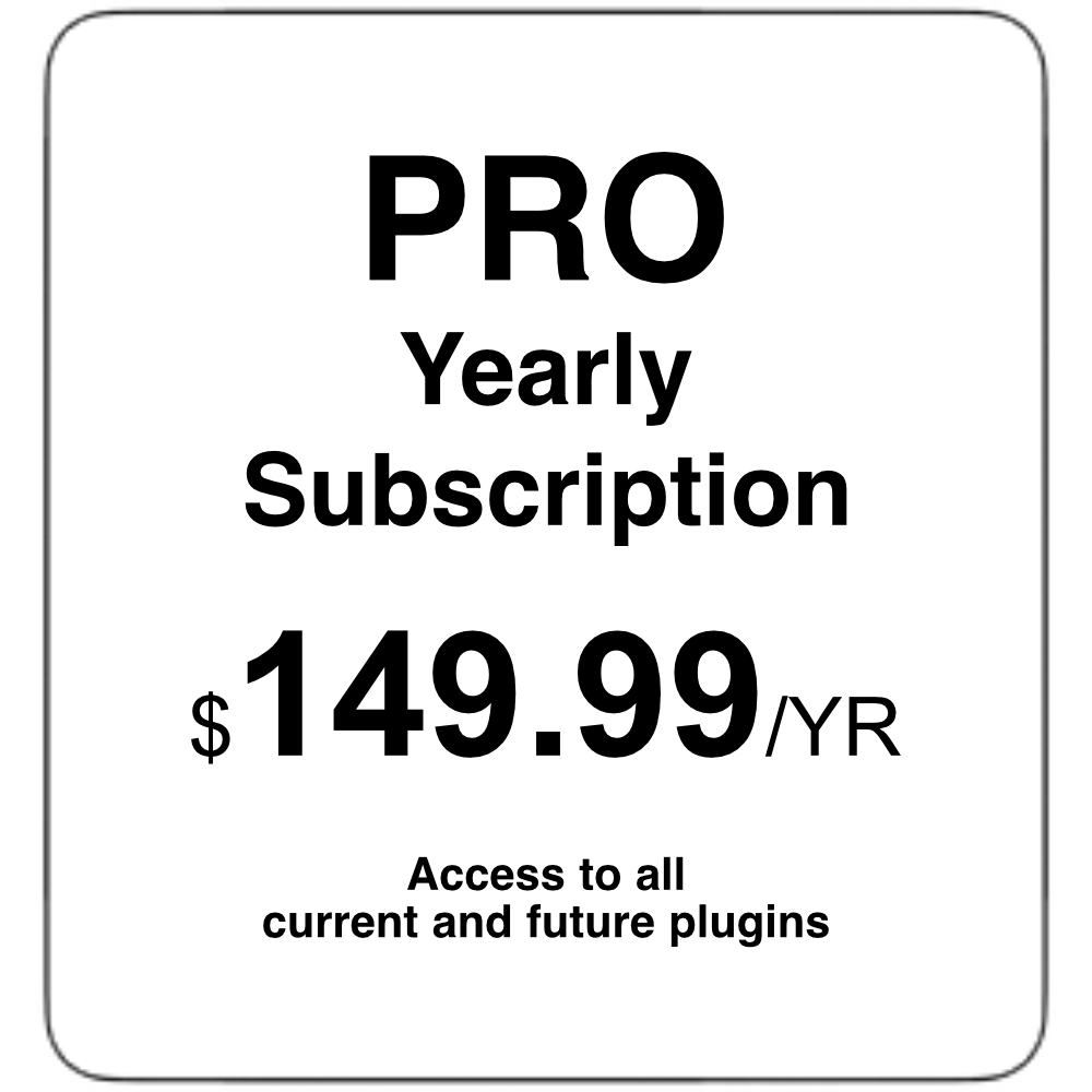 PRO - Yearly Subscription
